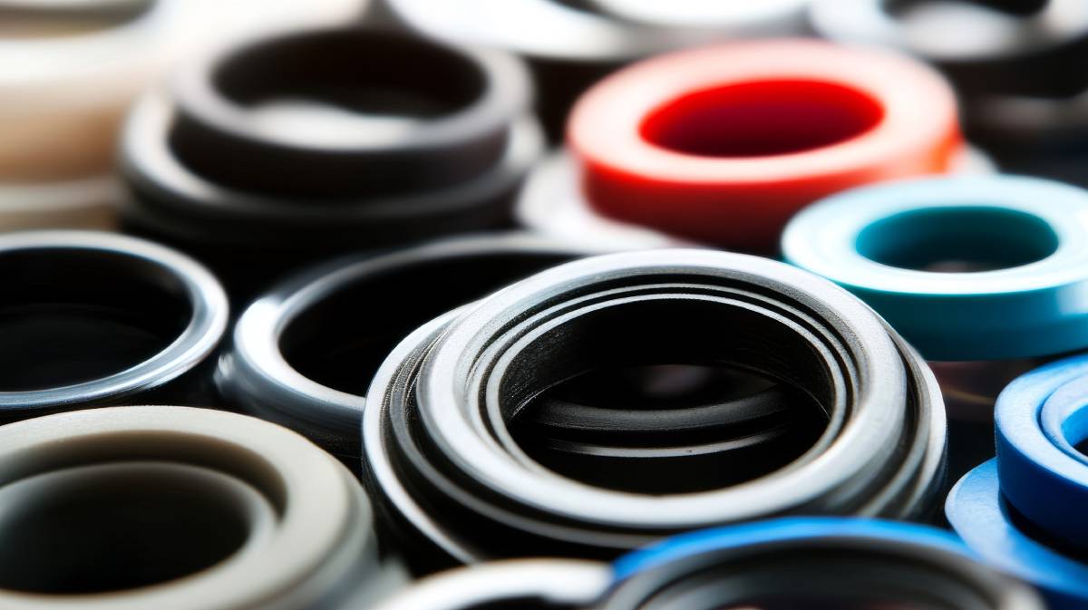 A large variety of rubber sealing rings at I.B. Moore Company near Lexington, KY