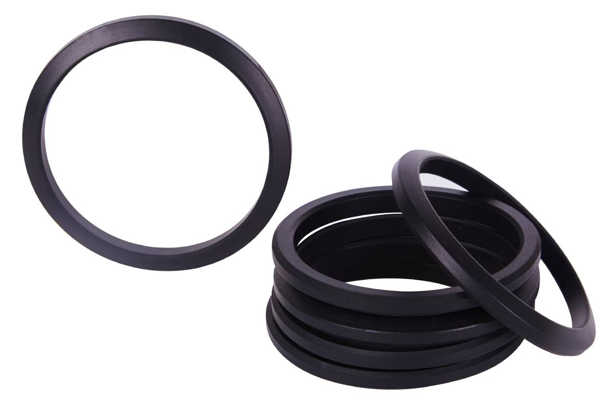 Oil-resistant gaskets on a white background at I.B. Moore Company near Lexington, KY